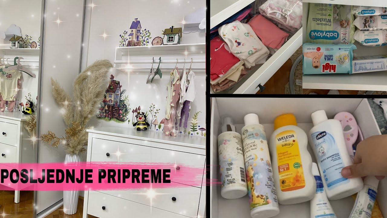 Pranje i peglanje baby odjeće | organizacija komode i posljednje pripreme ☺️