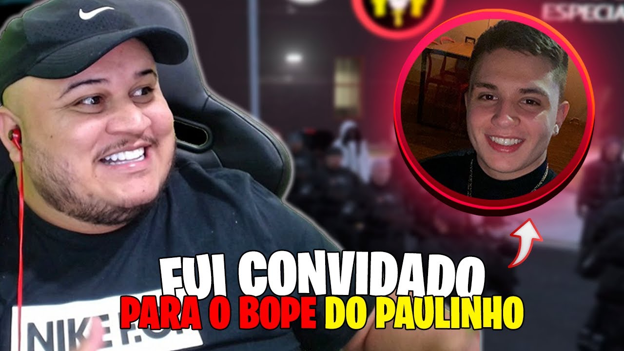 FUI CONVIDADO para o BOPE do PAULINHO OLOKO @PaulinhoLOKOoficial