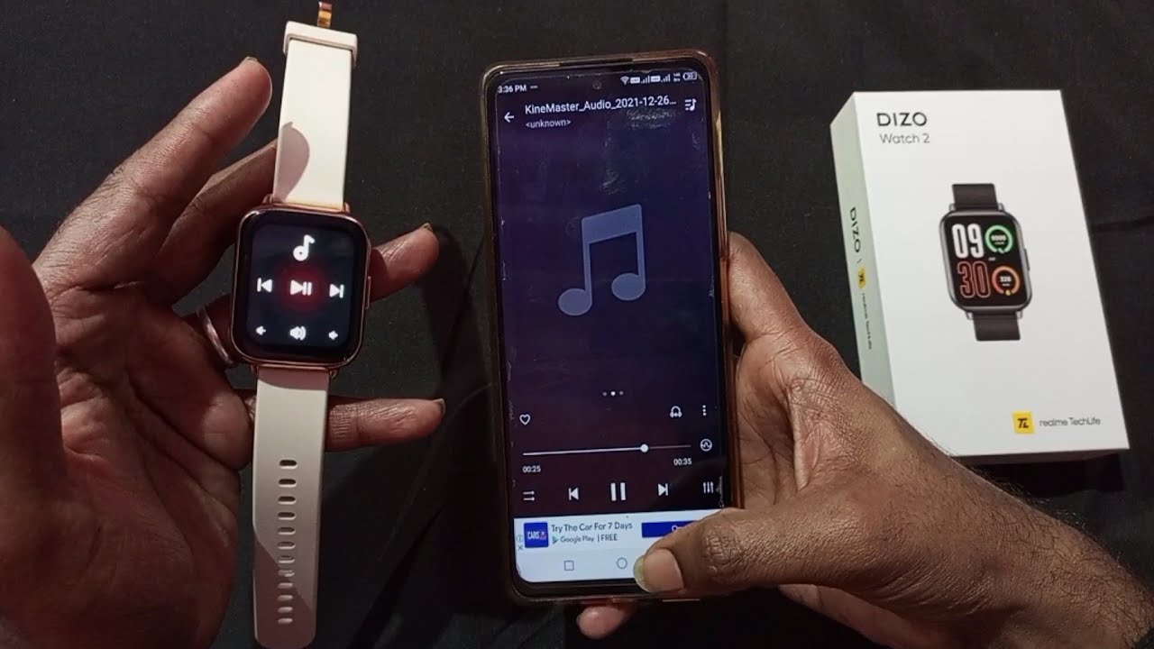 Dizo Watch 2 - How To Control Music in Dizo Watch 2