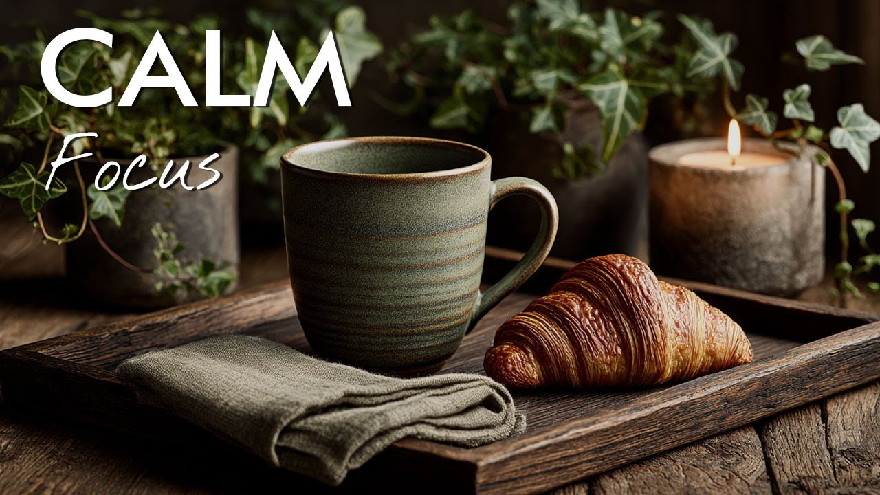 Calm Focus Zen Café Jazz 🌿 Minimal Smooth Music for Work & Study