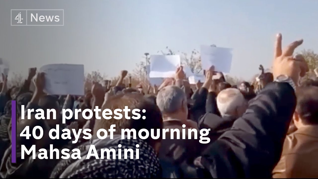 Mahsa Amini: Protesters take to Iran&rsquo;s streets 40 days after her death