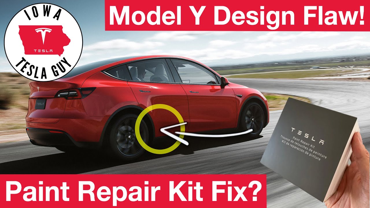 Fixing a Model Y Design Flaw! - Tesla Paint Repair Kit?