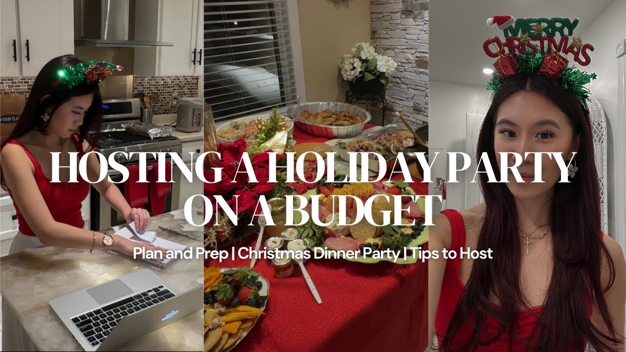 How to Host on a Budget | Dinner Party Tips & Tricks, Christmas Game Ideas, Planning & Prepping