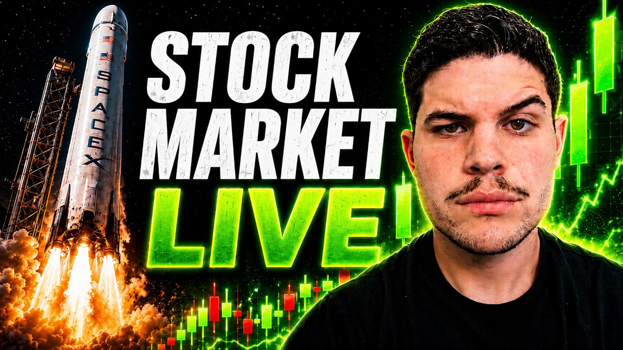 LIVE: Stocks DIPPING into FOMC, Best setups for Tomorrow