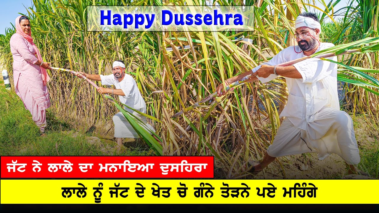 ਜੱਟ ਨੇ ਮਨਾਇਆ ਲਾਲੇ ਦਾ ਦੁਸਹਿਰਾ | ਖੇਤ ਚੋ ਤੋੜਦਾ ਸੀ ਗੰਨੇ | NEW PUNJABI COMEDY MOVIE | 2023