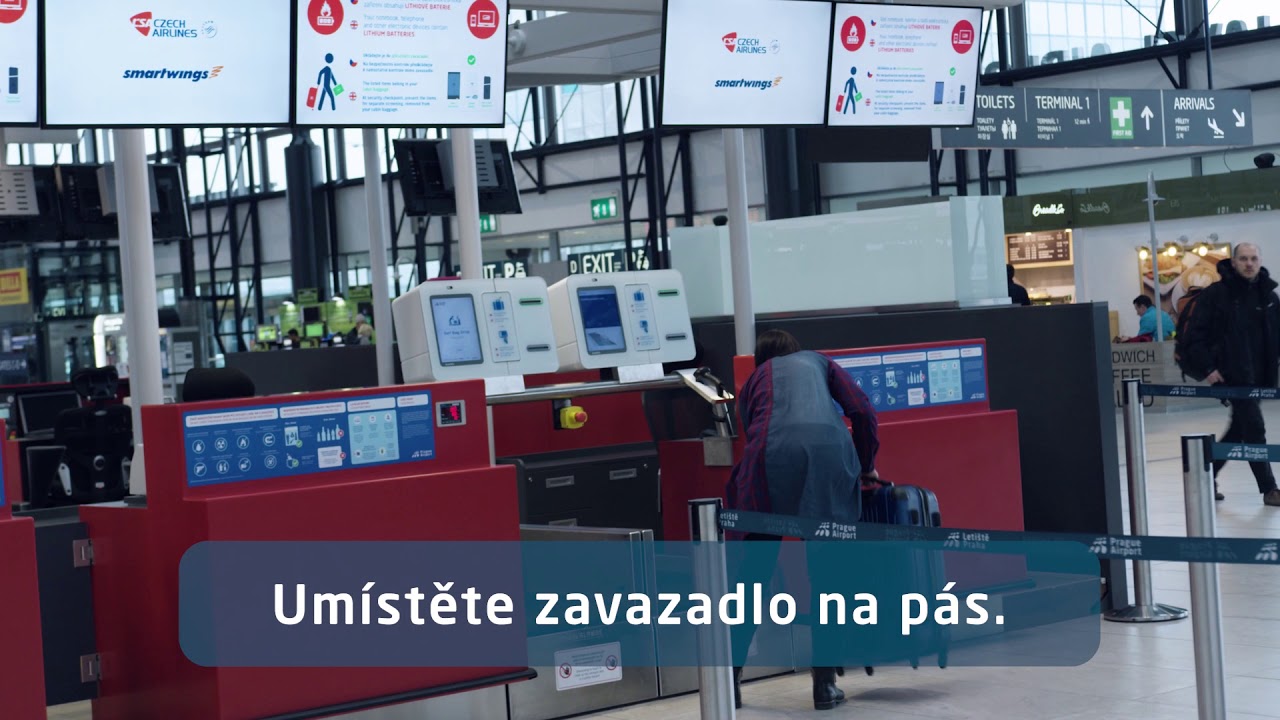 Letiště Praha samoobslužné odbavení zavazadel