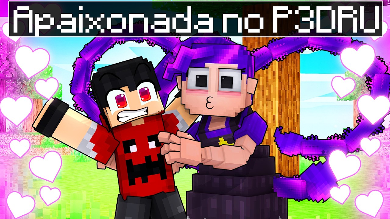 A LILY LOVE BRAIDS está APAIXONDA pelo P3DRU no Minecraft