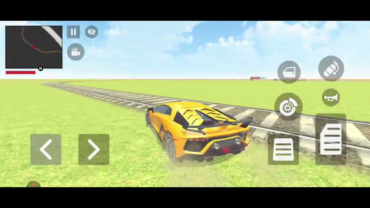 Lamborghini vs train drag race 