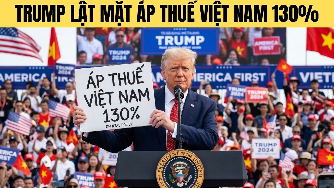 Vì sao Trump bất ngờ lật mặt đánh thuế 130% lên hàng Việt Nam ?