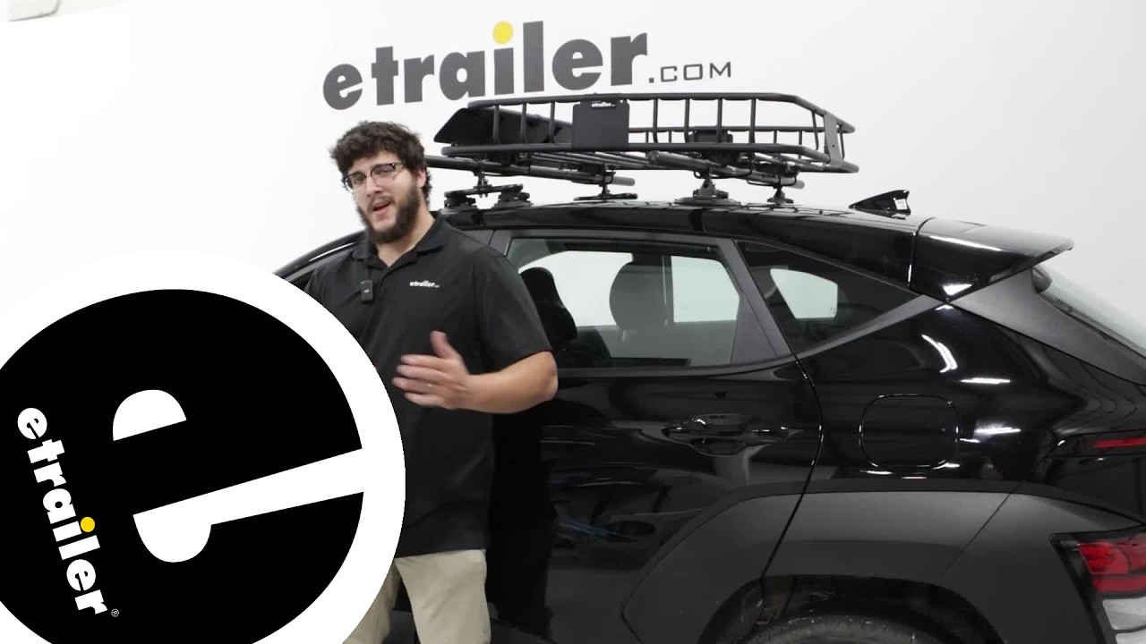 etrailer | Comprehensive Review - Curt Roof Mounted Cargo Basket on your 2024 Hyundai Kona