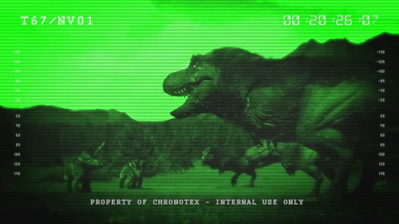Dinosaurs In The Wild - Tyrannosaurus VS Triceratops CCTV Footage