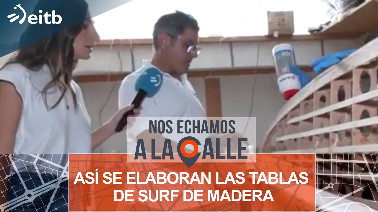 Así se elaboran las tablas de surf de madera