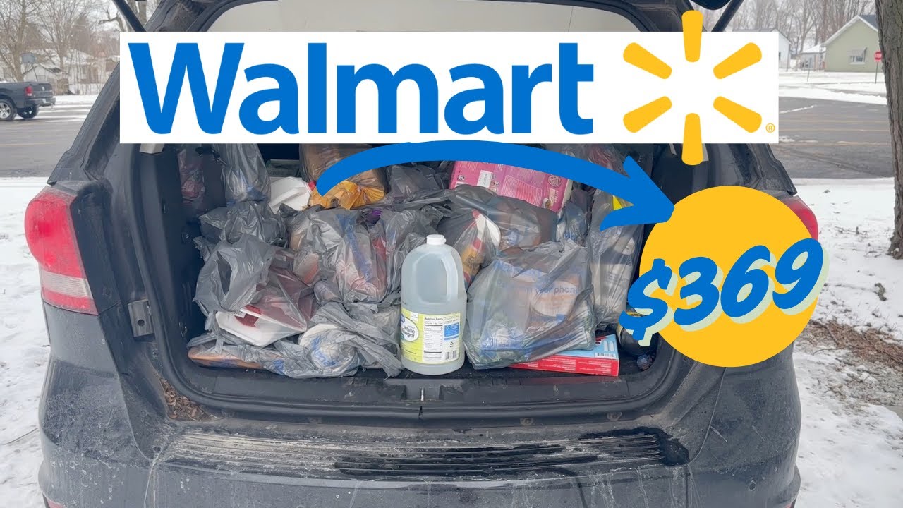 $369 walmart grocery haul