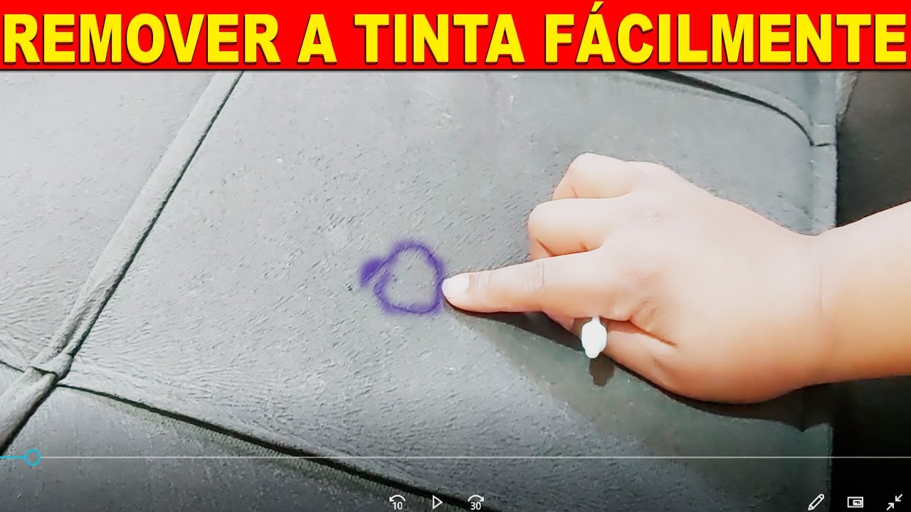 COMO TIRAR TINTA DE CANETA DO SOFÁ DICA RÁPIDA