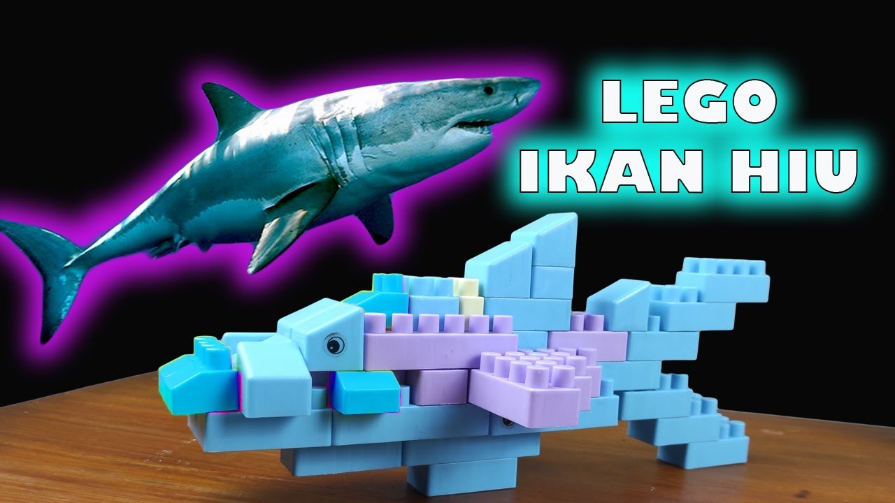 Cara Membuat Lego Ikan Hiu | How To Make Shark From Lego| Oyyan TV
