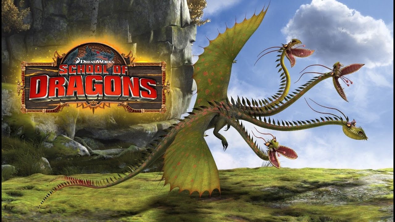 O Dragão de 4 Cabeças - School of Dragons