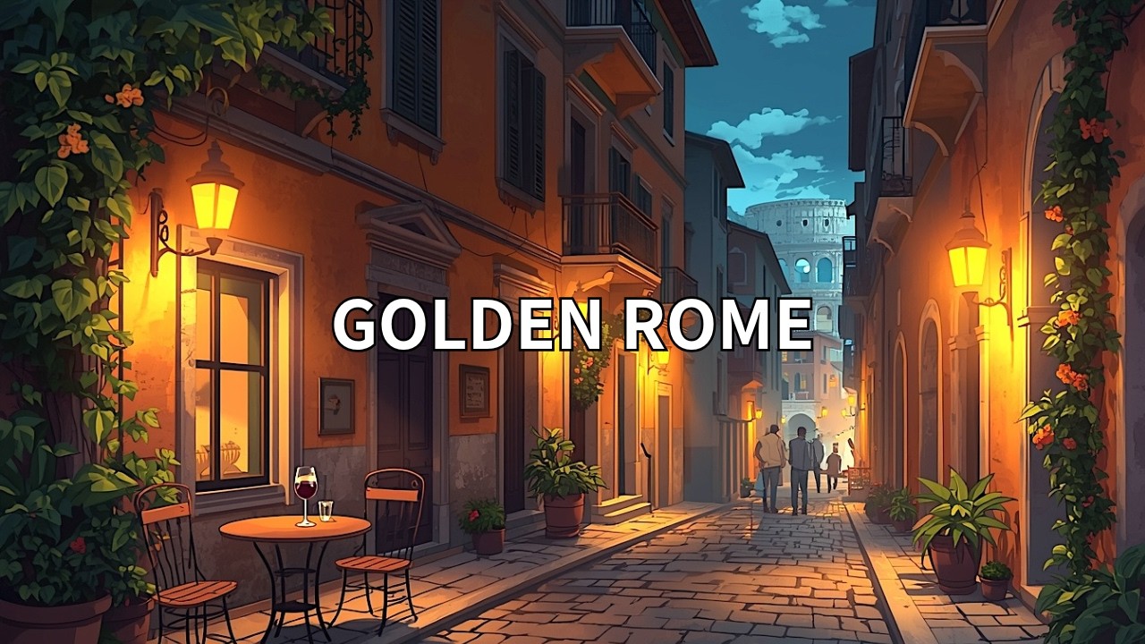 Chill Music with Lyrics – Rome Golden Night 🌙