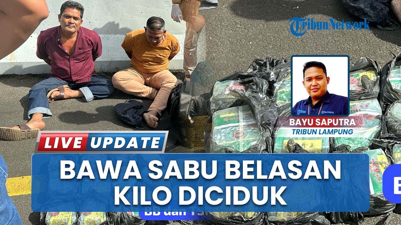 Gerak Cepat Ditlantas Polda Lampung dan BNNP Tangkap 2 Pelaku Peredaran Narkoba dengan 15 Kg Sabu