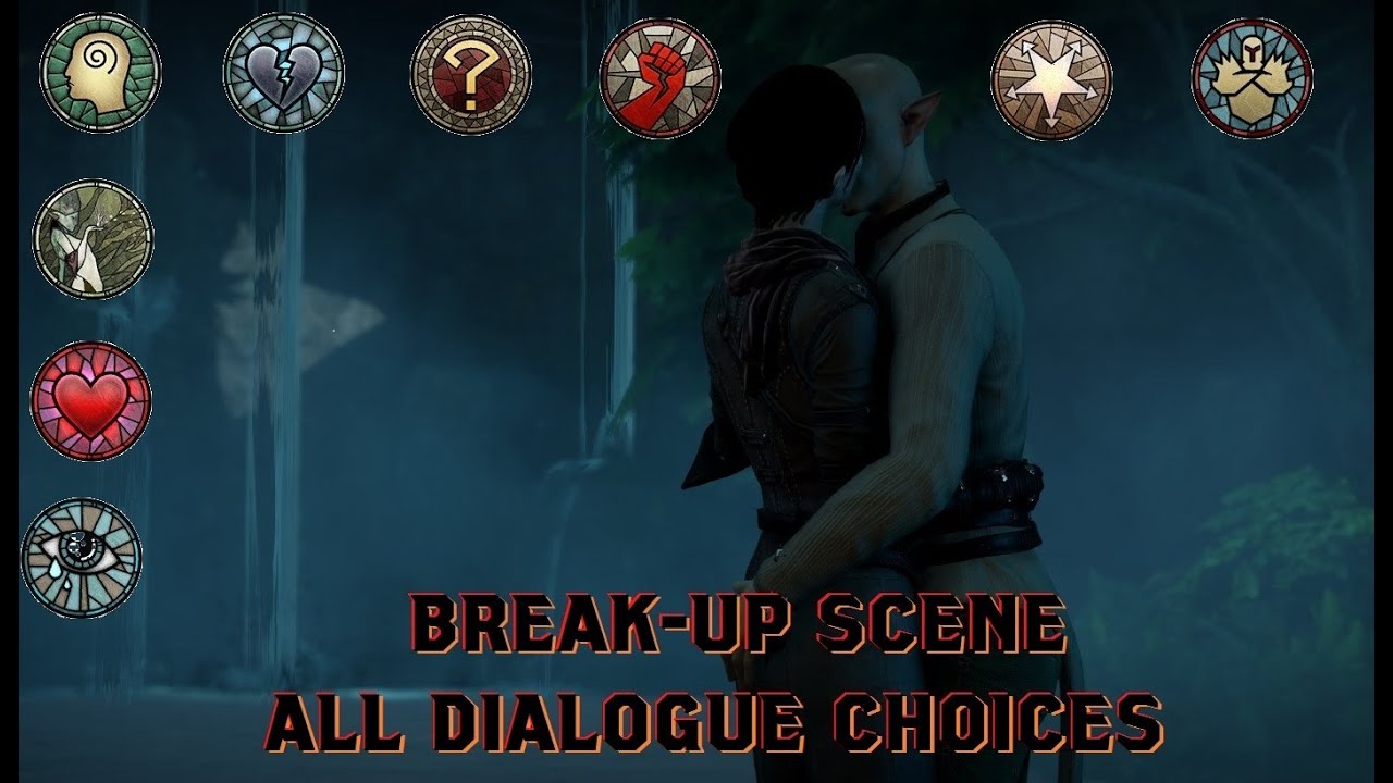 ALL Dialogue Options in The Break-Up Scene With Solas - Dragon Age Inquisition