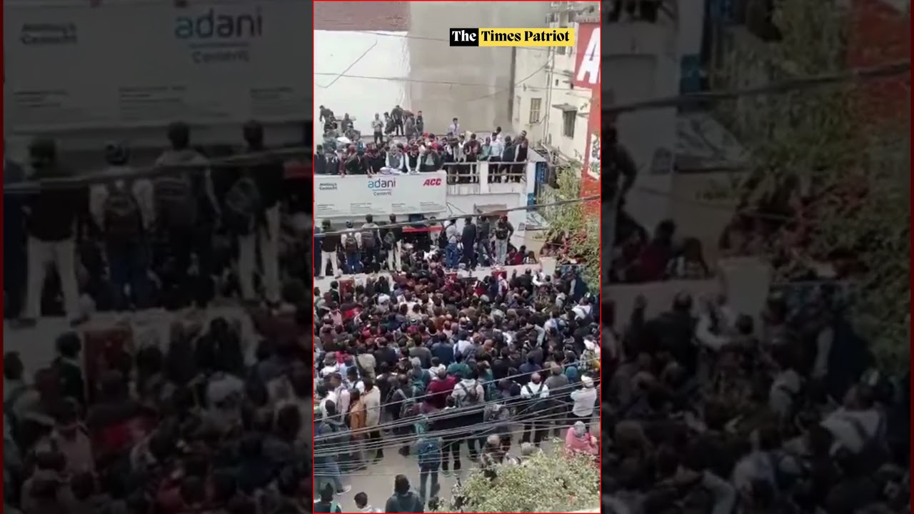 Job Dreams Turn into Chaos Outside Adani Cement Office in Satna