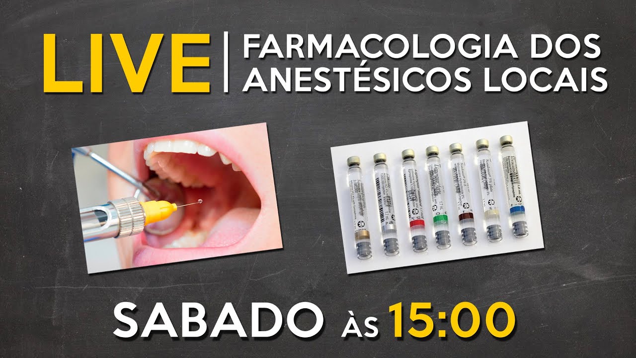 LIVE #019 - Farmacologia dos anestésicos e dos vasos constritores