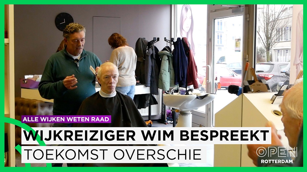 Wijkreiziger Wim Wiegmann bespreekt de toekomstplannen voor Overschie | ALLE WIJKEN WETEN RAAD