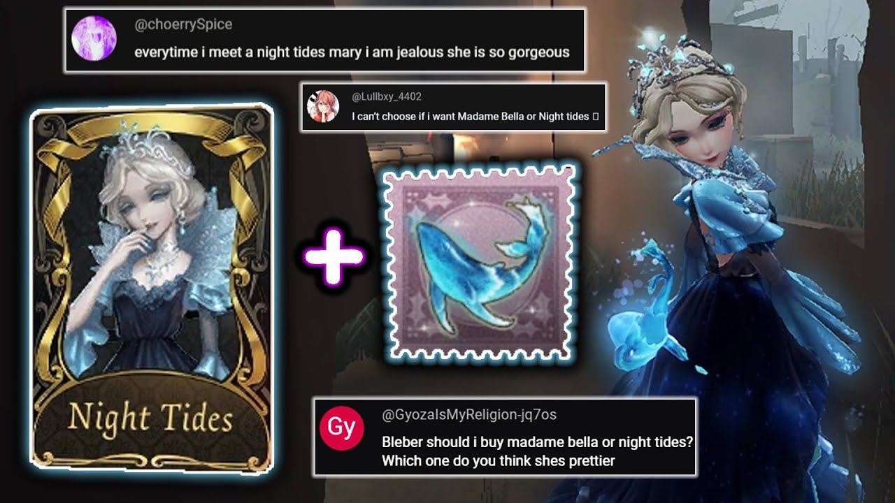 Night Tides is Better Than Madam Bella !? Identity V Mary The Bloody Queen Gameplay