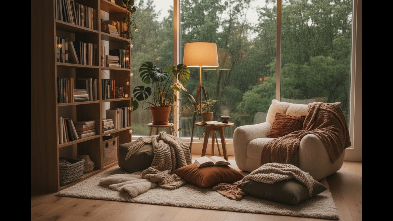 Rainy Cozy Ambience 🌧️ 1 Hour of Calm Rain Sounds