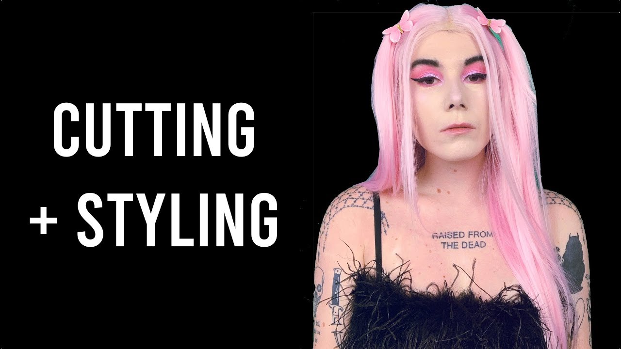 Coss Wigs review - pastel pink à la Belle Delphine