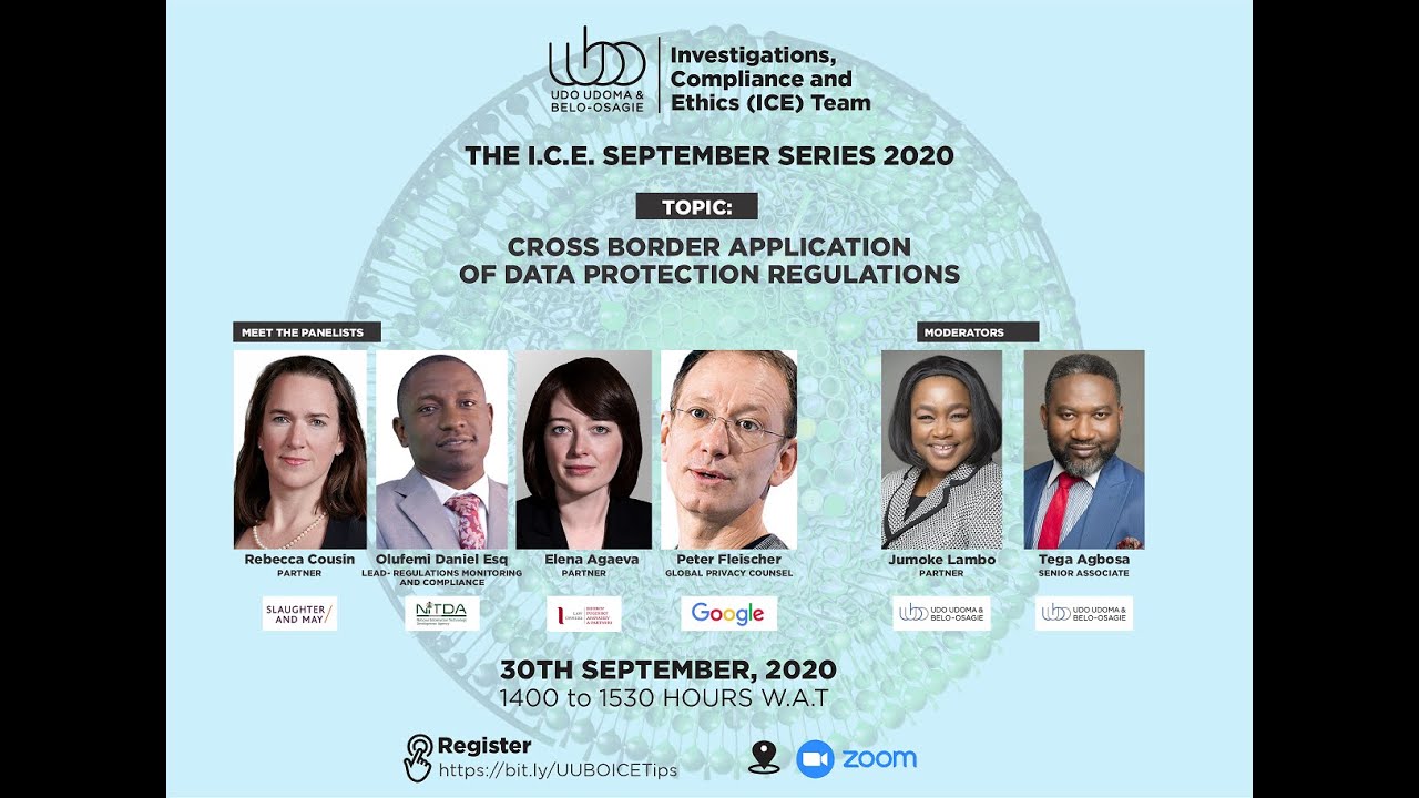 CROSS BORDER APPLICATION OF DATA PROTECTION REGULATIONS