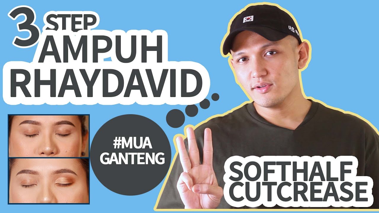 Didandanin MUA Ganteng I Rhay David - Tutorial I Eye Look Soft Cut Crease