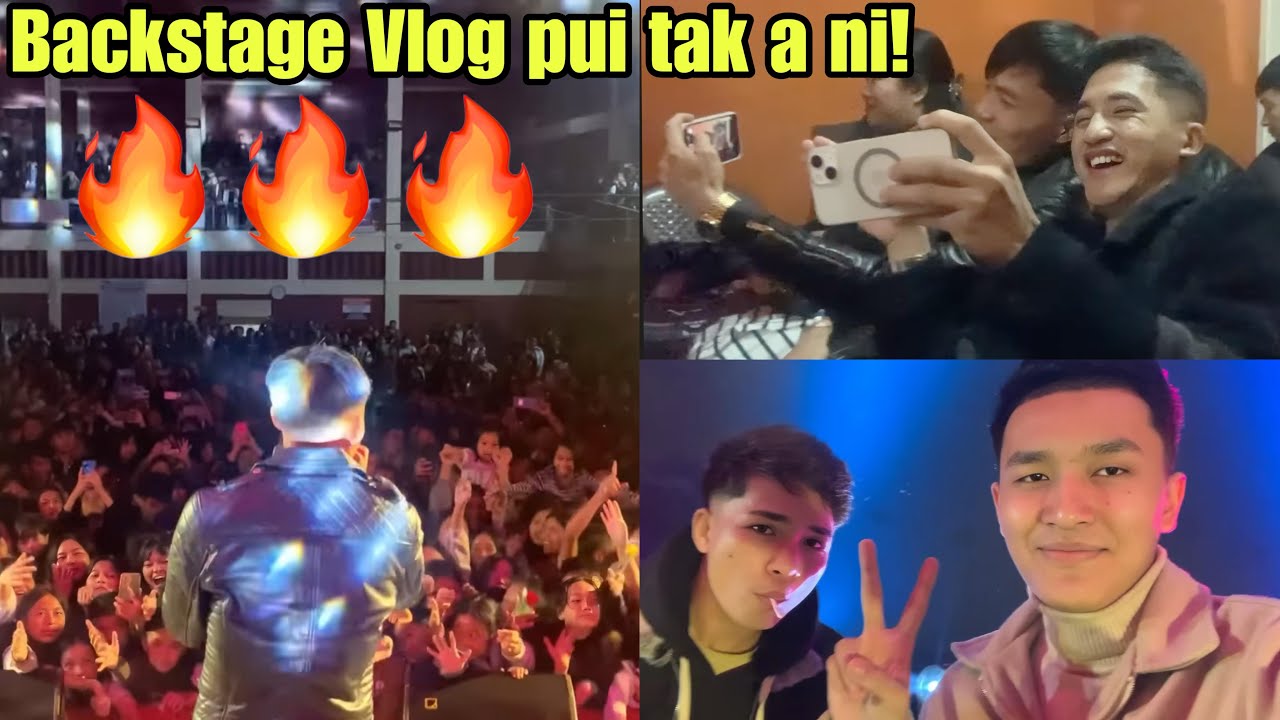 Zothana Backstage Vlog ah J Lalrosanga, Taitea, Mawimawia an HOT hlawm hle🔥🥳(Reaction)