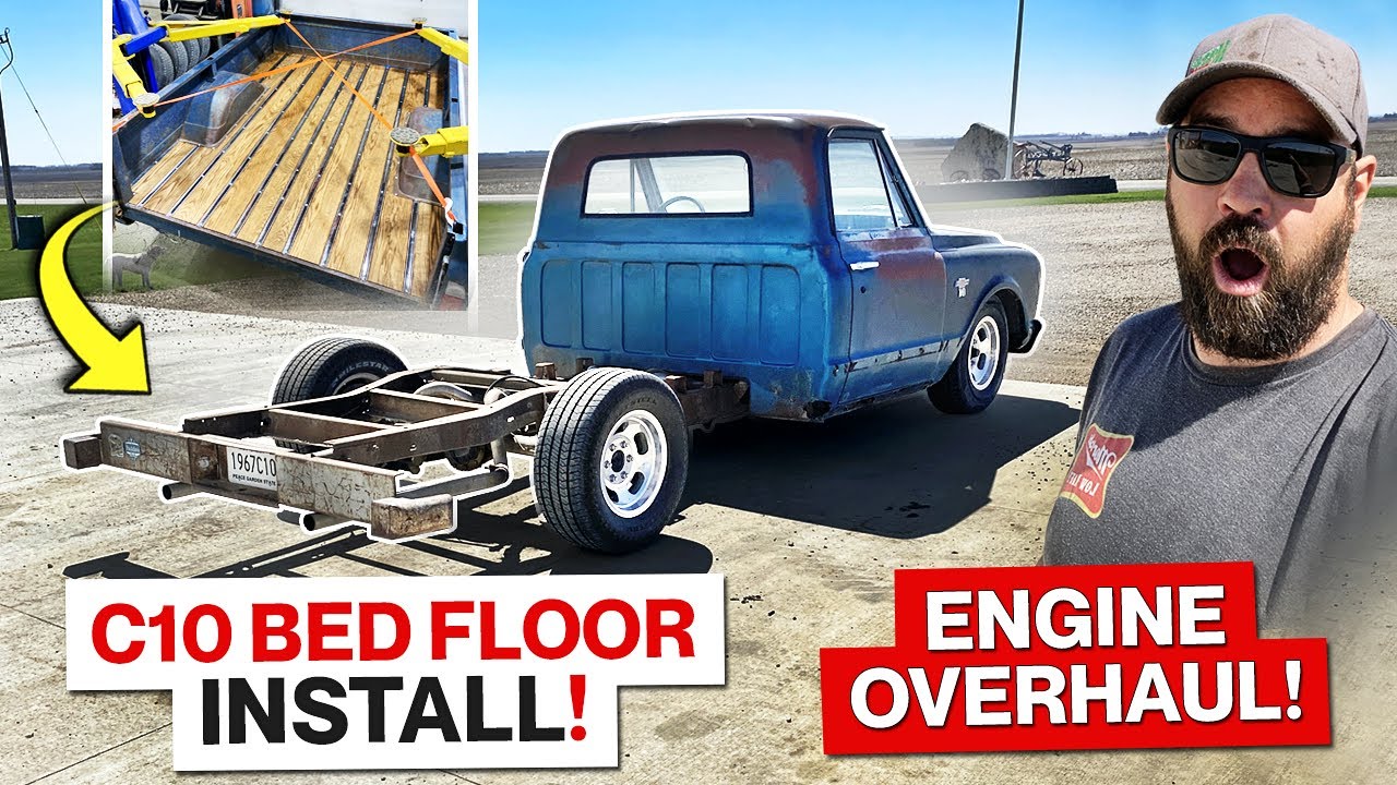 1967 Chevrolet C10 Bed Wood Kit Install, Rust Repairs and Shop Updates!