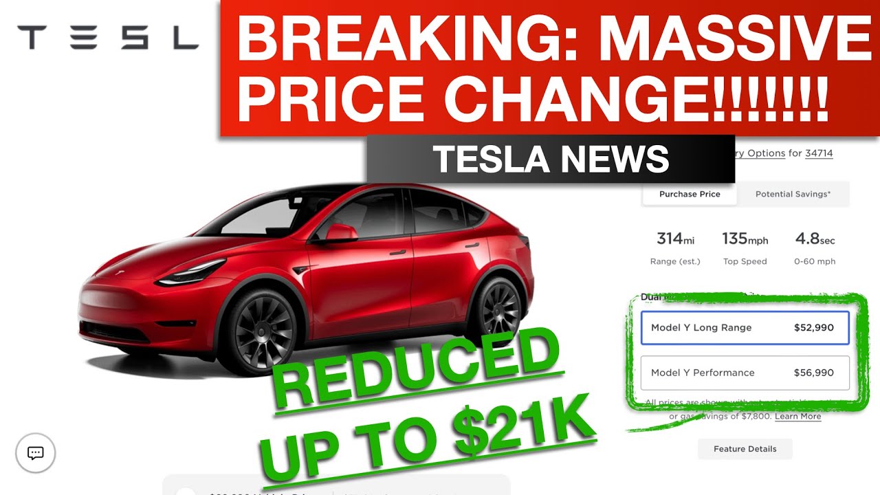 BREAKING: Tesla's Biggest Price Reduction EVER!!!!