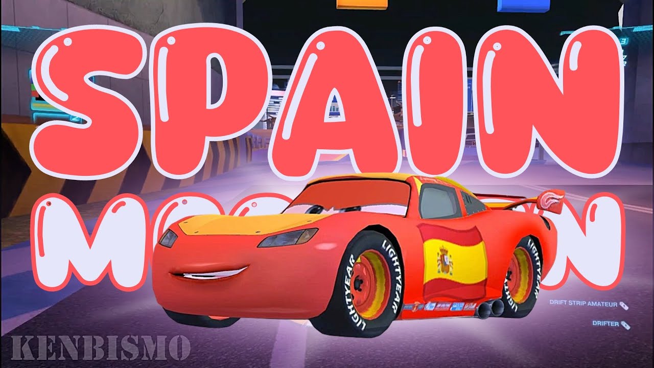 Cars 2 The Video Game McQueen Variants Mod - Spain McQueen - Vista Run - Extreme Speed