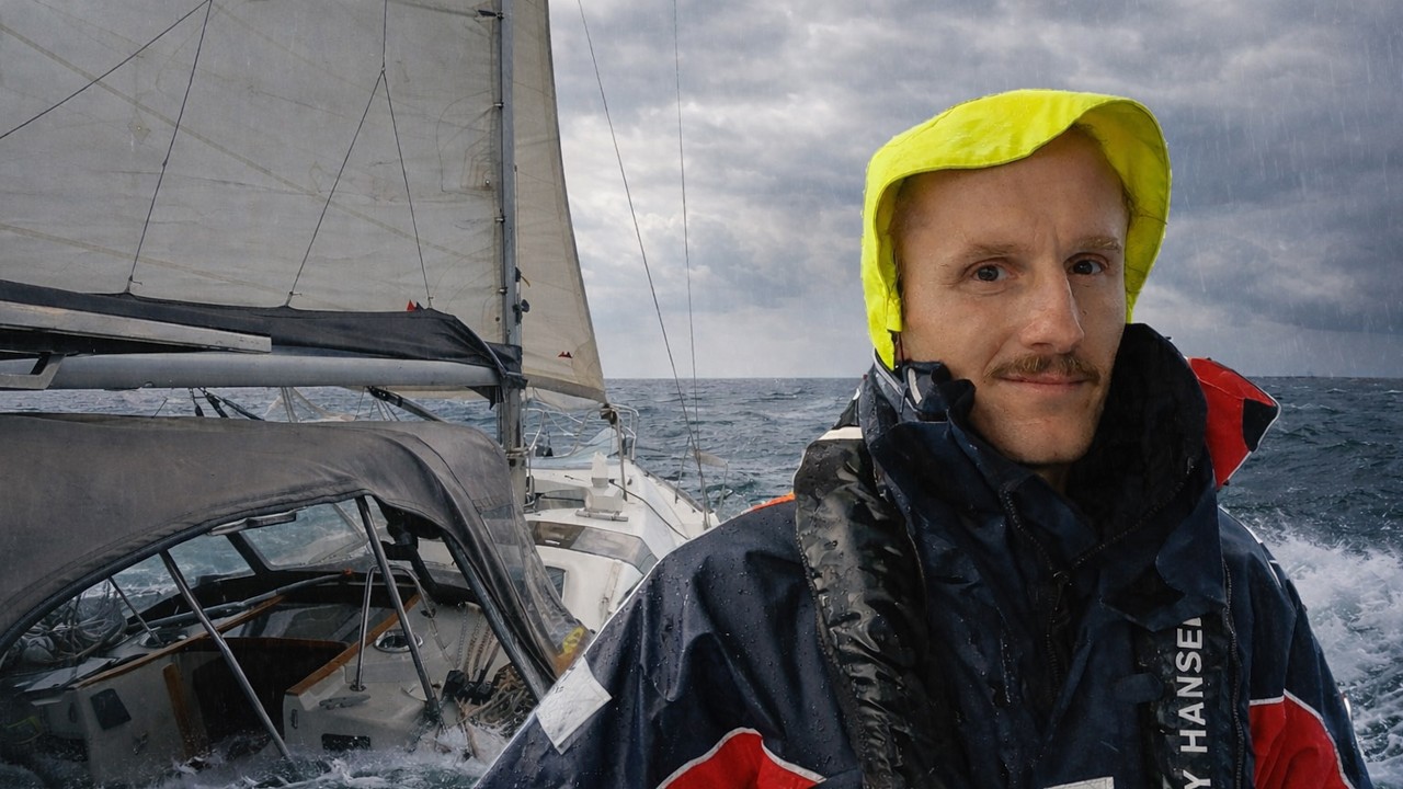 Uwięzieni w Breście przez huragan Erin - 300 Mm samotnej walki z falą i wiatrem vlog nr. 46
