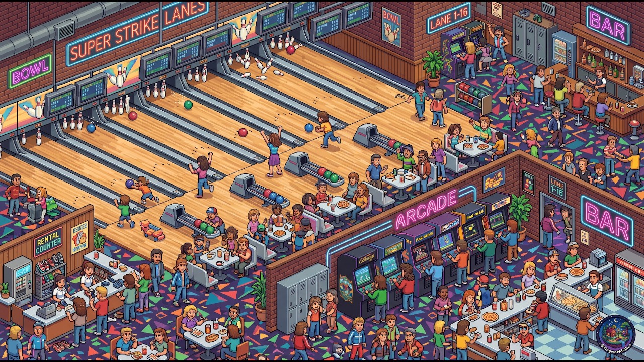 the cabinet row 🕹️ chill retrowave lofi for 80s arcade nostalgia