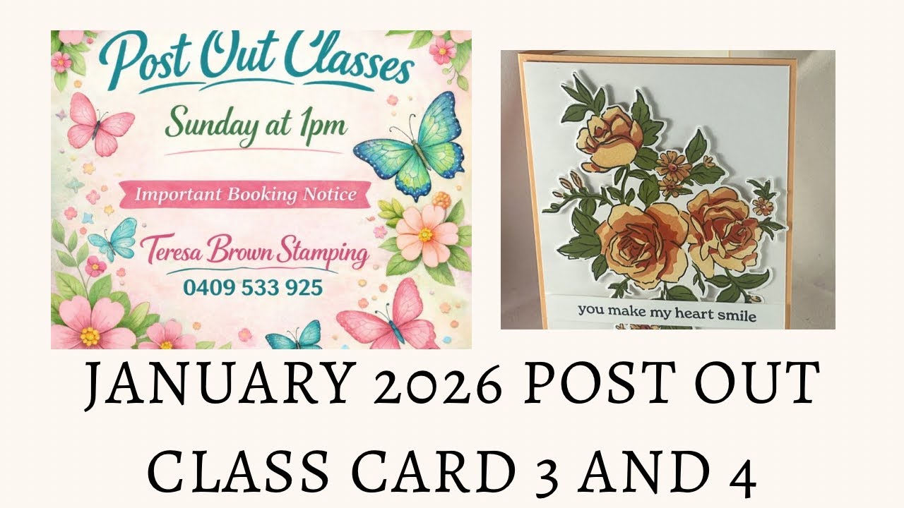 Card 3 & 4 January 2026. post out class 