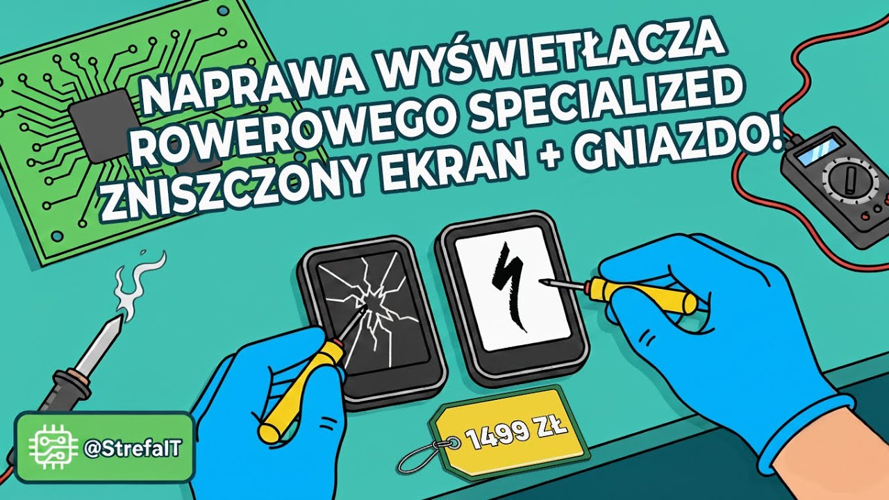⚡ Klient zablokował wyświetlacz! Odblokowaliśmy i naprawiliśmy Specialized jak nowy!