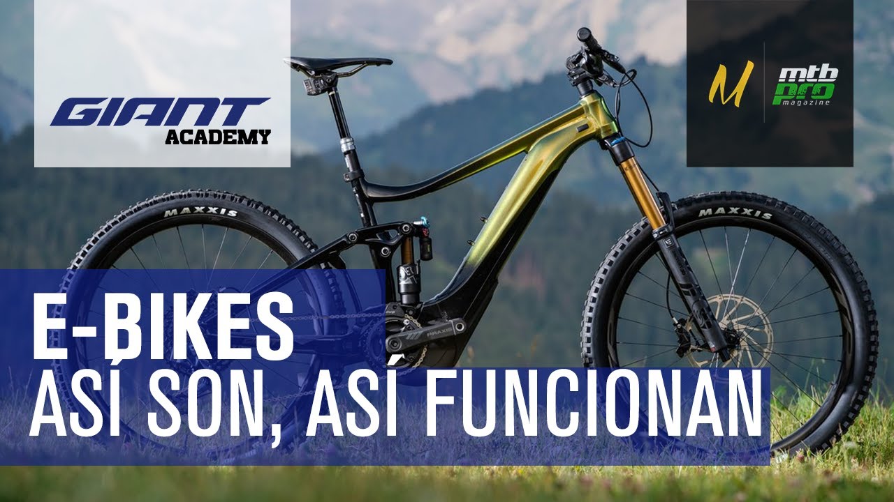 ¿Qué es una ebike? Así funciona una bicicleta eléctrica 🎓 #GiantAcademy