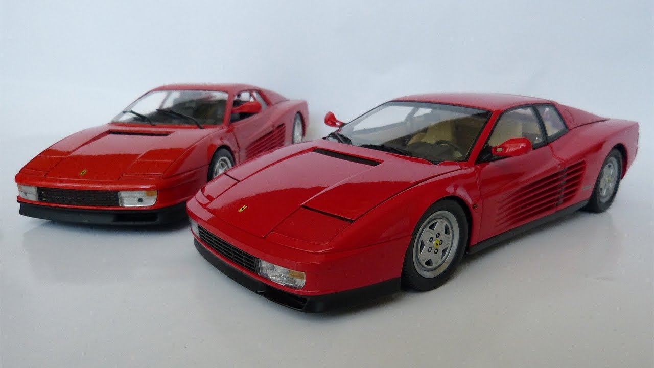 1:18 Ferrari Testarossa Comparison - Hot Wheels vs. Kyosho