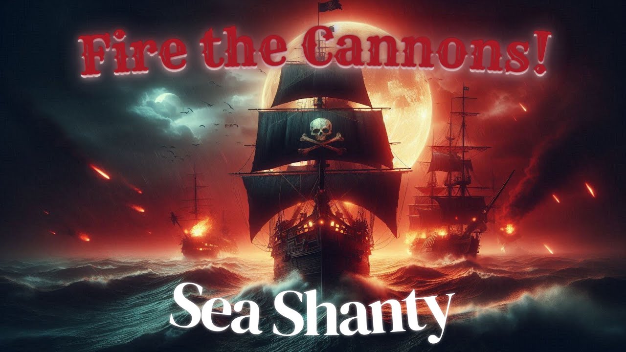 Fire the Cannons! Sea Shanty - Music Video & Lyrics #rock #shanty #pirates #ocean