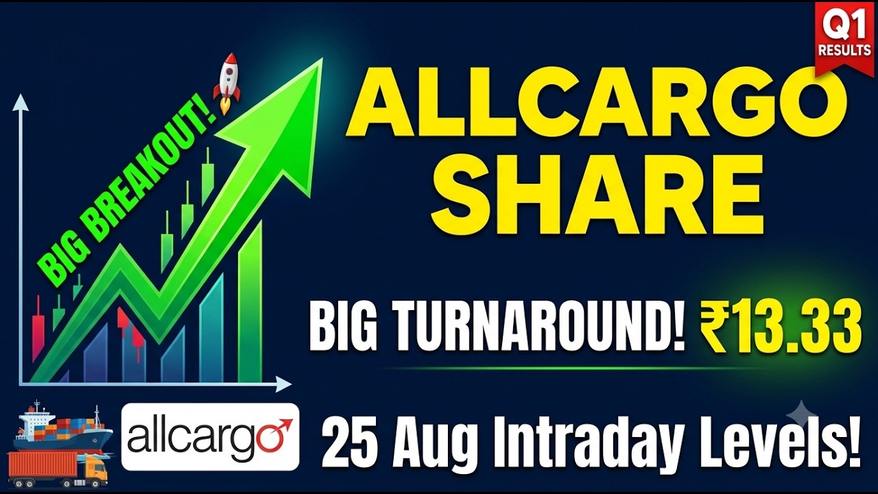 Allcargo Logistics Share Analysis 📈 | Big Turnaround & Intraday Levels (25 Aug)