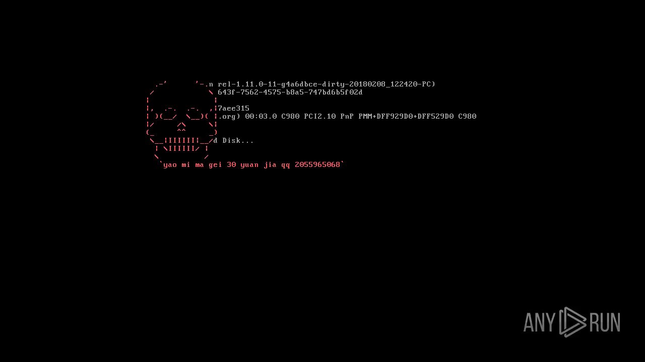 MBRLock Ransomware - Interactive Analysis with ANY.RUN