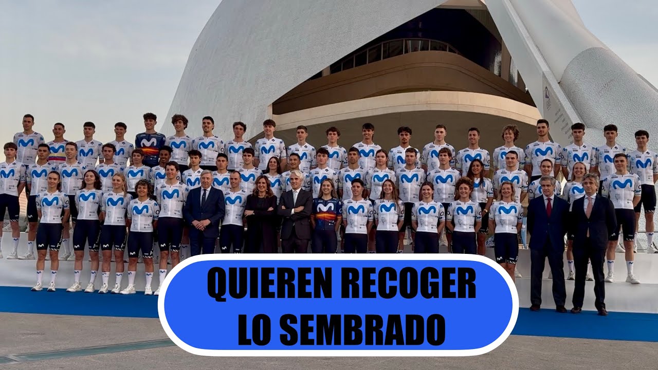 📱MOVISTAR TEAM llama a los triunfos, tras un año de siembra y ajustes, con muchos hispanoamericanos 