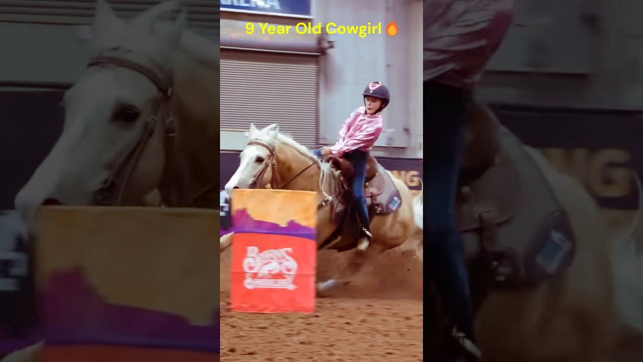 Tabitha Dyal and Slim Shady with a fastest run in 14.791! seconds🤩👏#barrelhorse
