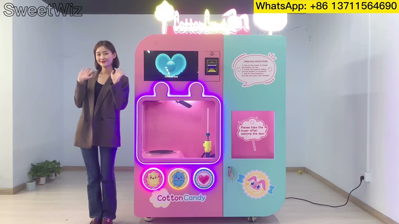 What?? A Robot Make Cotton Candy For You?🫣