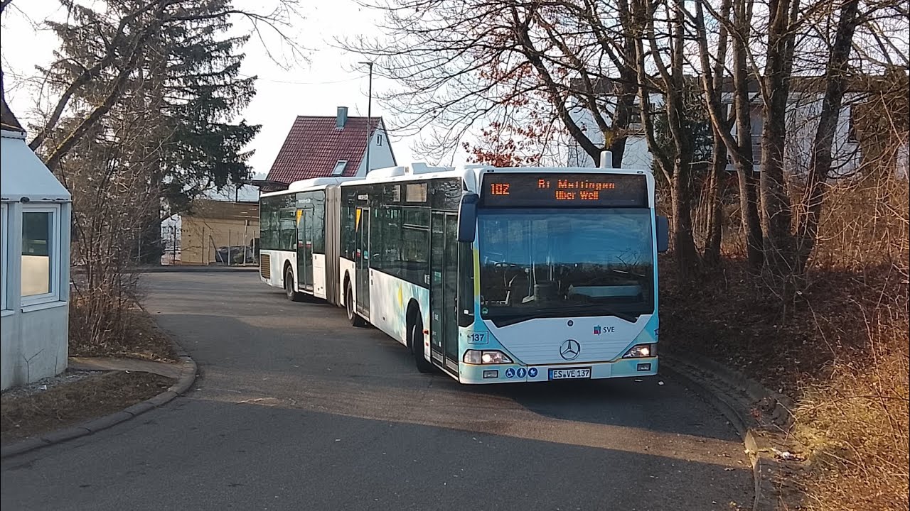 Mitfahrt: SVE Esslingen Mercedes Benz Citaro O530 C1 G Wagennummer 137 
