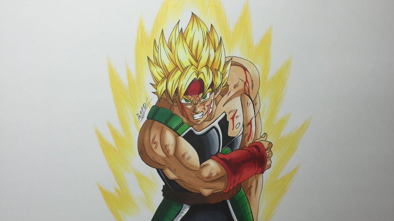 バーダック 超サイヤ人 描いてみた/Drawing Bardock Super Saiyan