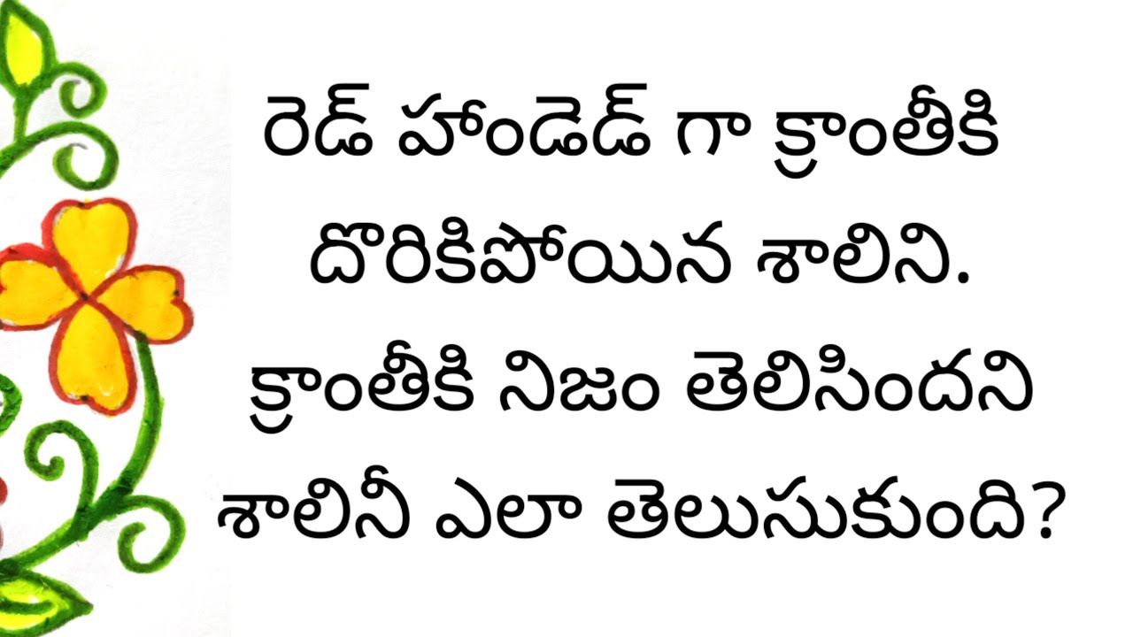 శాలినీ గురించిన అన్ని నిజాలు తెలుసుకున్న క్రాంతి.